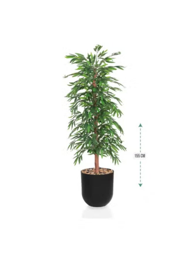 Tala Bamboo artificial decorative tree with a height of 155 cm - a modern green touch for your home and office decor - Image 3