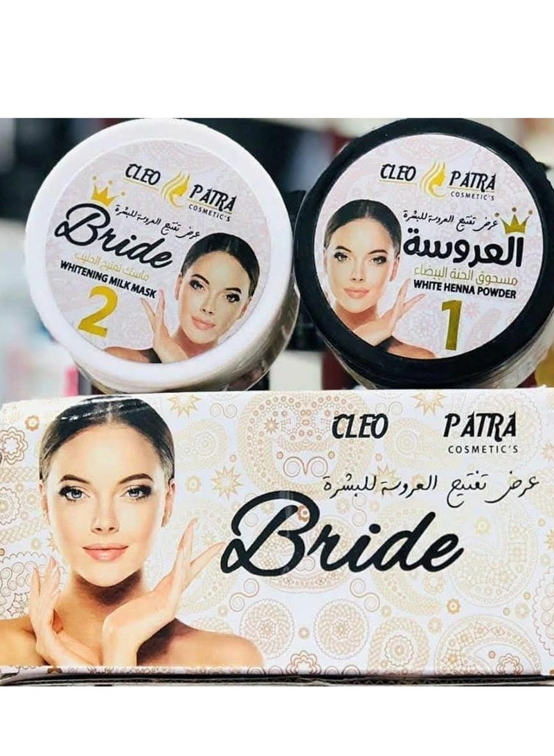 CLEOPATRA Cleopatra's White Henna and Milk Lightening Mask Bridal Set - Complete lightening and unparalleled radiance! - Image 2