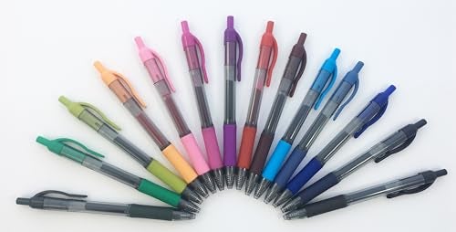 Zebra Pen Sarasa Dry X20 Retractable Gel Pens, 0.7mm Medium Point, Assorted Ink Colors with Rapid Dry Ink Technology, Ideal for Office Supplies and School Supplies, 14-Pack (46824) - Image 4