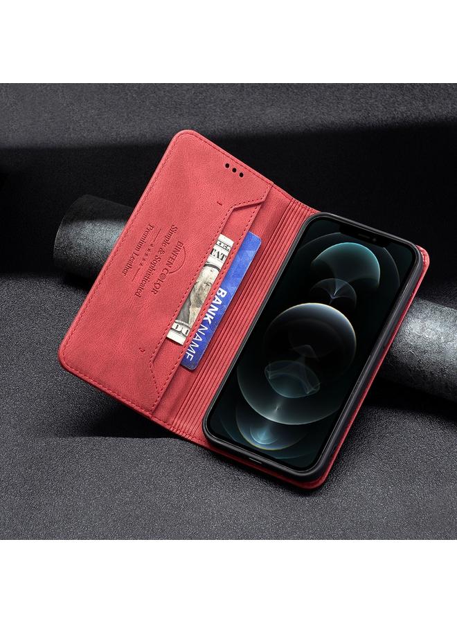 Zaboon Case For iPhone 12 Pro Max Magnetic RFID Blocking Anti-Theft Leather Case with Holder & Card Slots & Wallet - Image 4