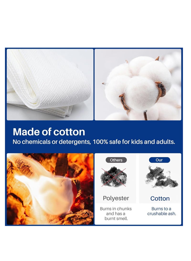 KASTWAVE Premium Disposable Bath Towels, Disposable Bath Towels Portable Soft Towel Set for Hotel, Bathroom, Spa, Trip, Camping Highly Absorbent 55x27.5 Inch 4 Individually Packaged - Image 5