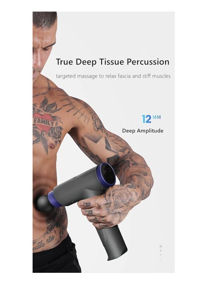 مسدس تدليك لتخفيف الألم: 4 رؤوس، 4 سرعات - Image 4