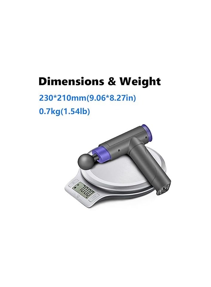 مسدس تدليك لتخفيف الألم: 4 رؤوس، 4 سرعات - Image 5