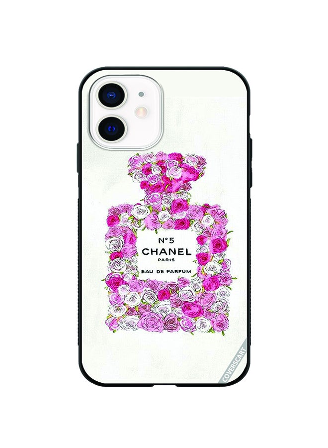 COVERSCART Protective Case Cover For Apple iPhone 12 Mini Chanel Design Multicolour