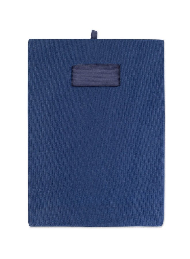 DII Poly-Cube Storage Collection Hard Sided, Collapsible Solid, Small, Nautical Blue - Image 4