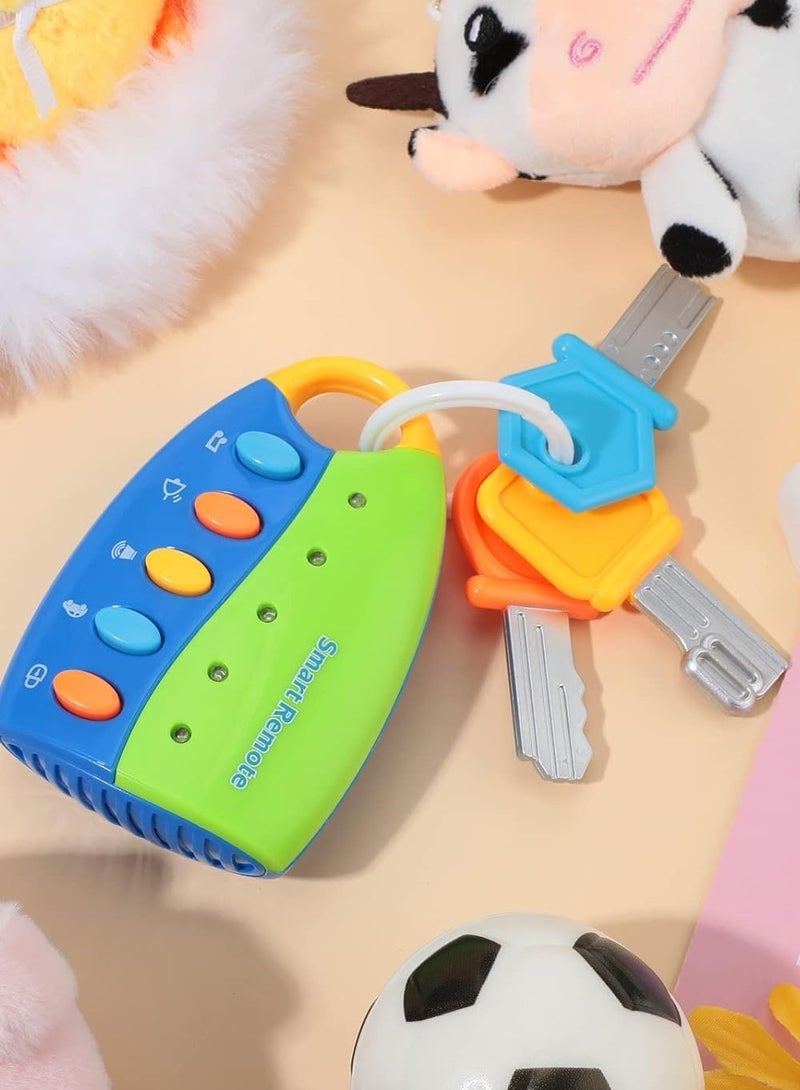 Bukela Musical Smart Remote Key Toy, Car Keys Toy with Sound and Lights for Toddlers Toy Key Fun and Educational Toy - Image 2