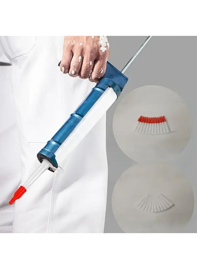 12pcs Plastic Seam Filling Gun Nozzles With Lid Durable For Home And Industrial Use - Image 3