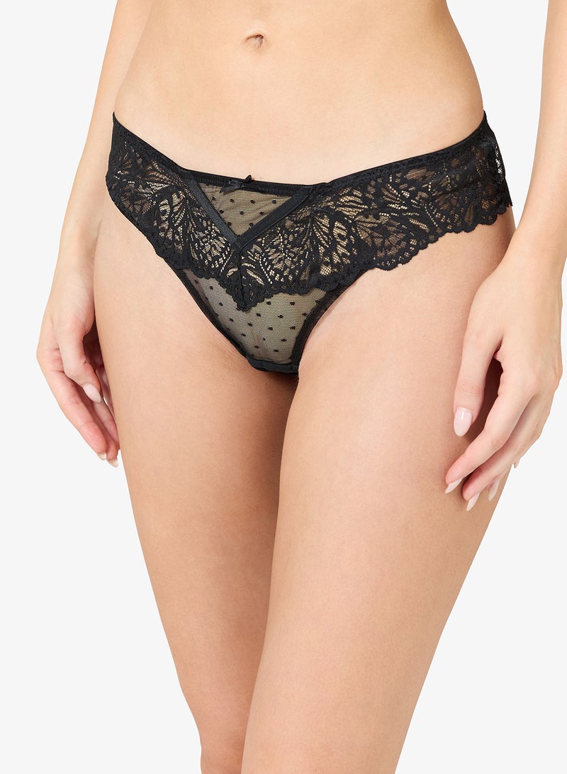 hunkemoller Lace High leg Posie Bikini Bottom - Image 5