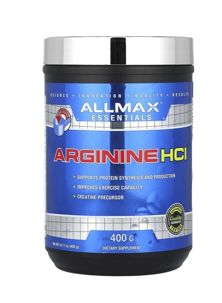 أول ماكس ALLMAX، أساسيات، أرجينين هيدروكلوريد 5 جم 14.11 أونصة (400 جم) - Image 1