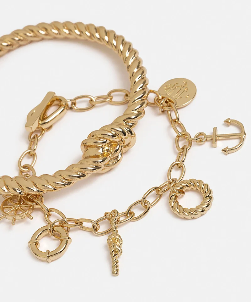 Ipekyol  Pack of Two Combined Bracelets for Women | Best Price UAE