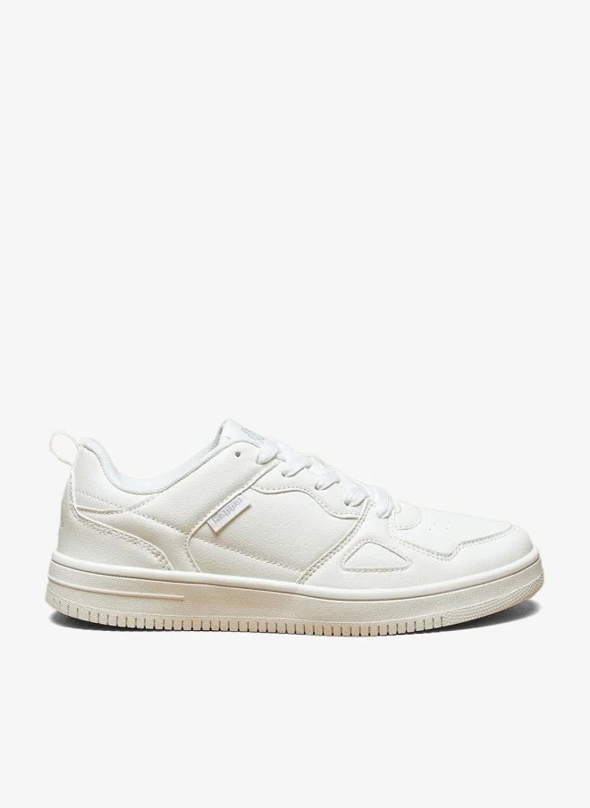 Kappa White Lace-Up Low-Ankle School Sneakers for Women | Best Price UAE