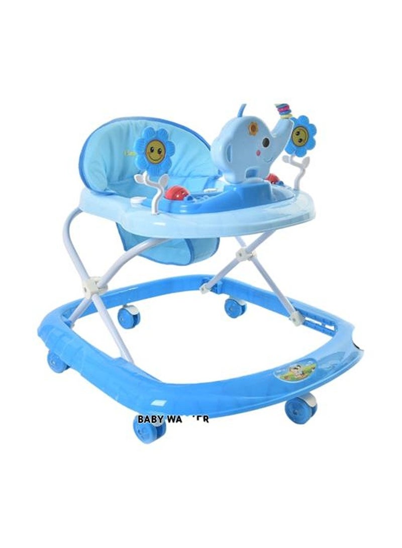 مرحبا حبيبتي تصميم جديد، مقعد مبطن ناعم، مشاية للأطفال