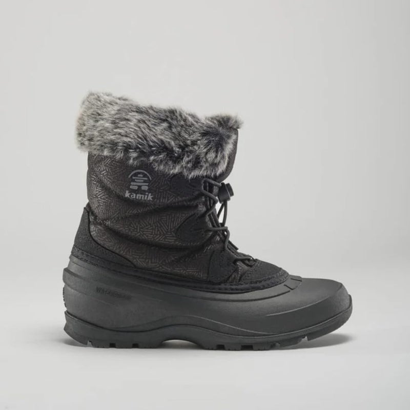 Kamik Momentum L2 Snow Boots for Women, Insulated + Thermal Winter Boots for Women, Black - 8 - Image 2