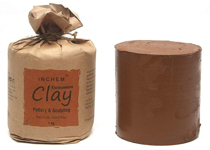 Unid Unid Inchem Terracotta Clay Ready to Use Natural Clay Filtered and Without Stones A1 Quality 5Kg 