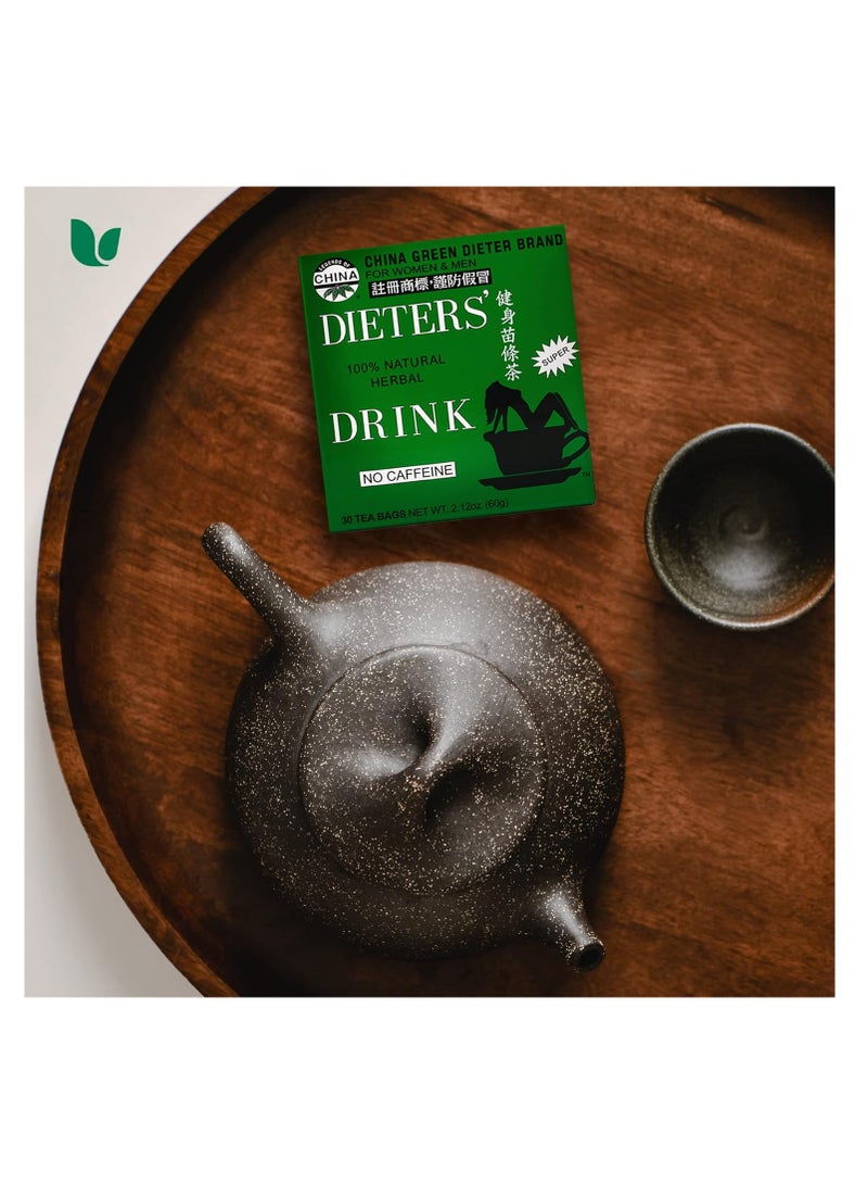 UNCLE LEE شاي دايتيرز الأخضر من عم لي - خالي من الكافيين، 2.12 أونصة، 30 حبة - Image 4