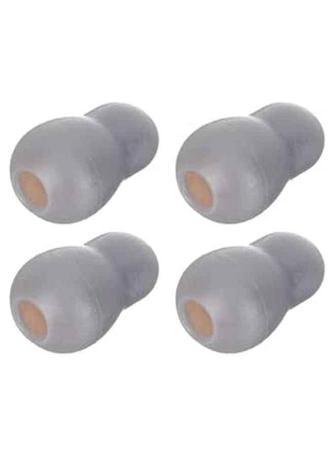 أطراف أذن سماعة الطبيب من PVC الناعم للاستبدال زوجان رمادي ملحقات تشخيص طبية - Image 1