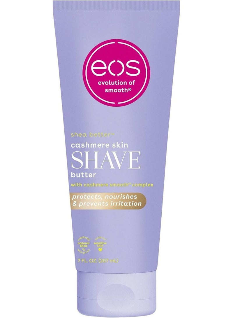 eos Cashmere Skin Collection Shave Butter- Vanilla Cashmere Scented, Non-Foaming Shave Cream, 7 fl oz - Image 1