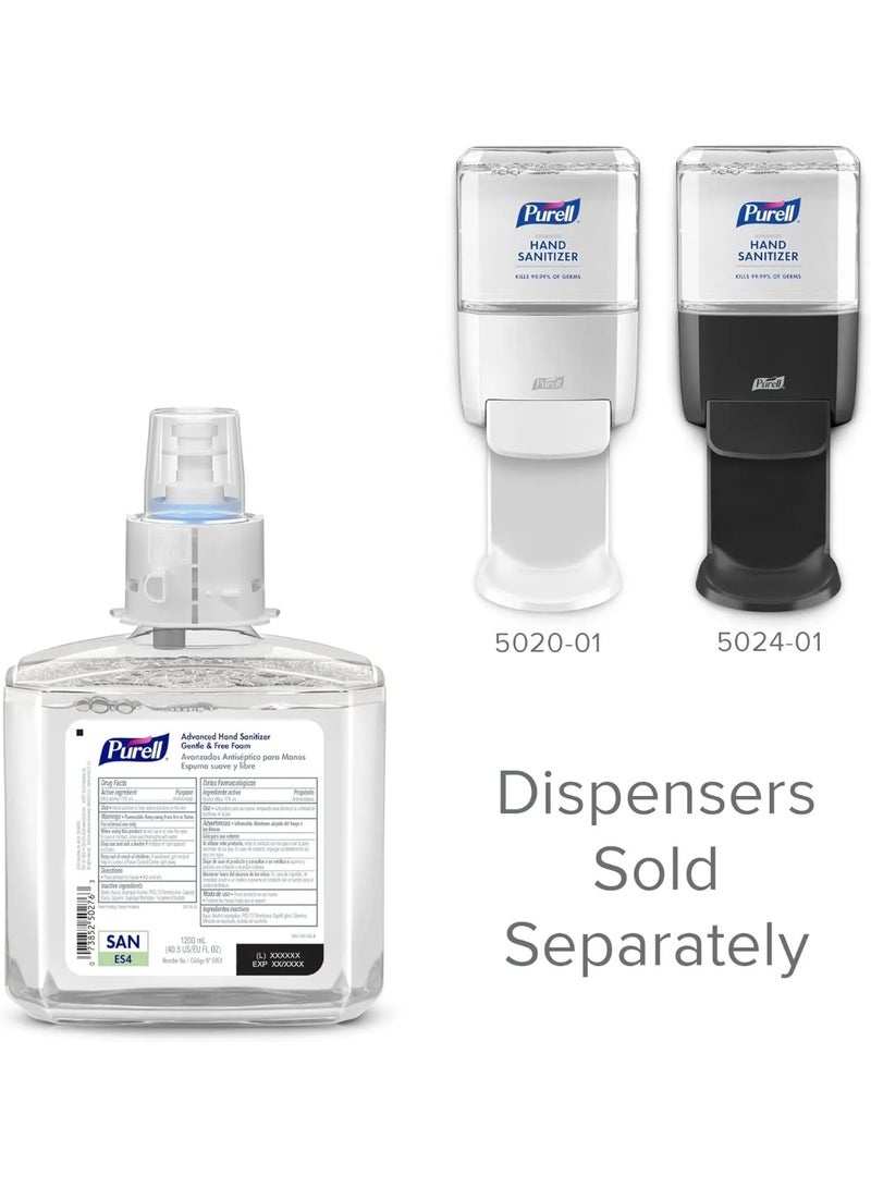 Purell Advanced Hand Sanitizer Foam Refill for ES4 Push-Style Hand Sanitizer Dispensers 1200 ml - Image 3