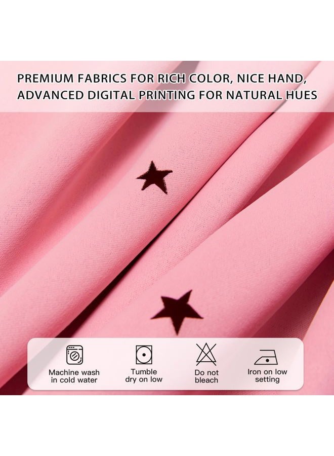 XiDi Curtains for Bedroom Decor Pink34/84/1 - Image 5