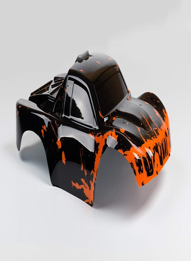 SummitLink Compatible Custom Body Muddy Orange Over Black Replacement for 1/10 Scale RC Car or Truck (Truck not Included) SS-BR-02 - Image 3