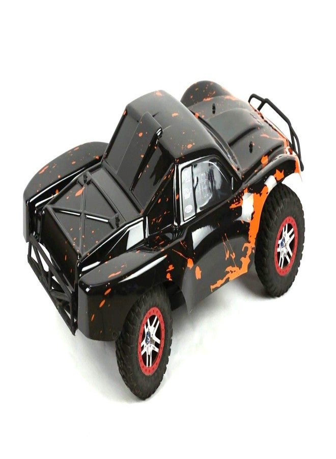 SummitLink Compatible Custom Body Muddy Orange Over Black Replacement for 1/10 Scale RC Car or Truck (Truck not Included) SS-BR-02 - Image 4