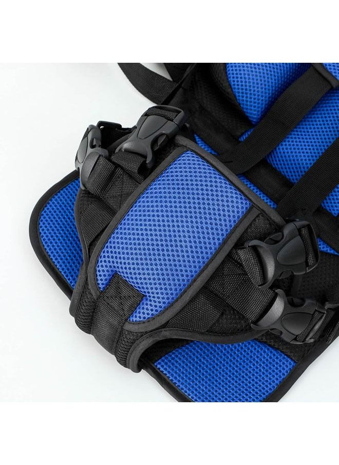 hibobi - Baby Car Seat for Newborn from 9 Months to 12 Years With Forward Facing Positions Portable Safety Seat Strap (Deep Blue) - Image 1