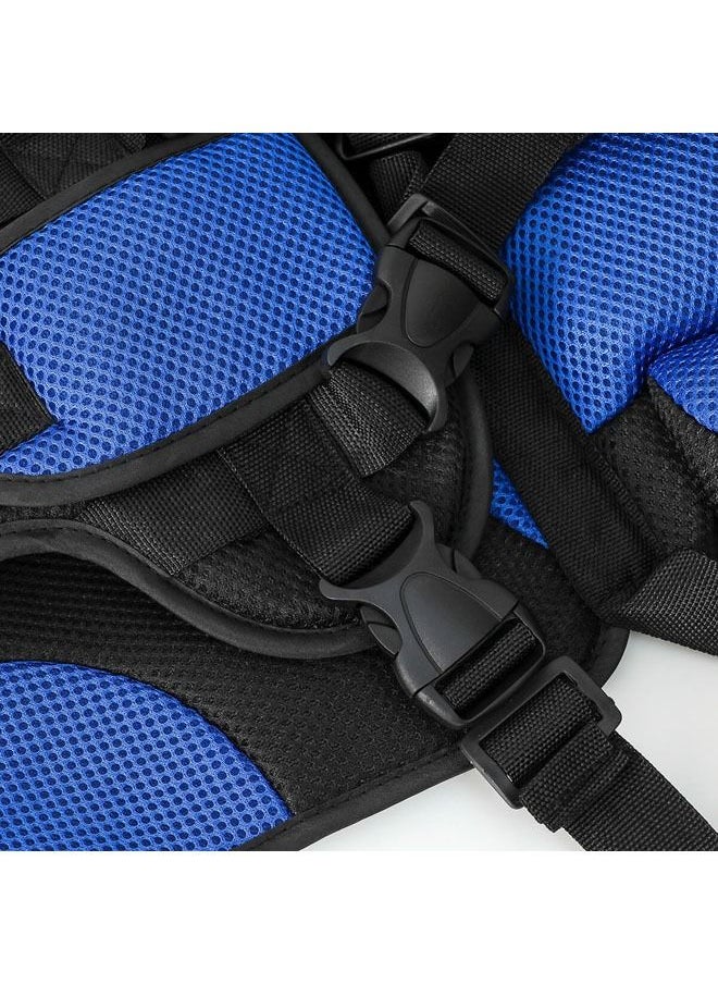 hibobi - Baby Car Seat for Newborn from 9 Months to 12 Years With Forward Facing Positions Portable Safety Seat Strap (Deep Blue) - Image 1