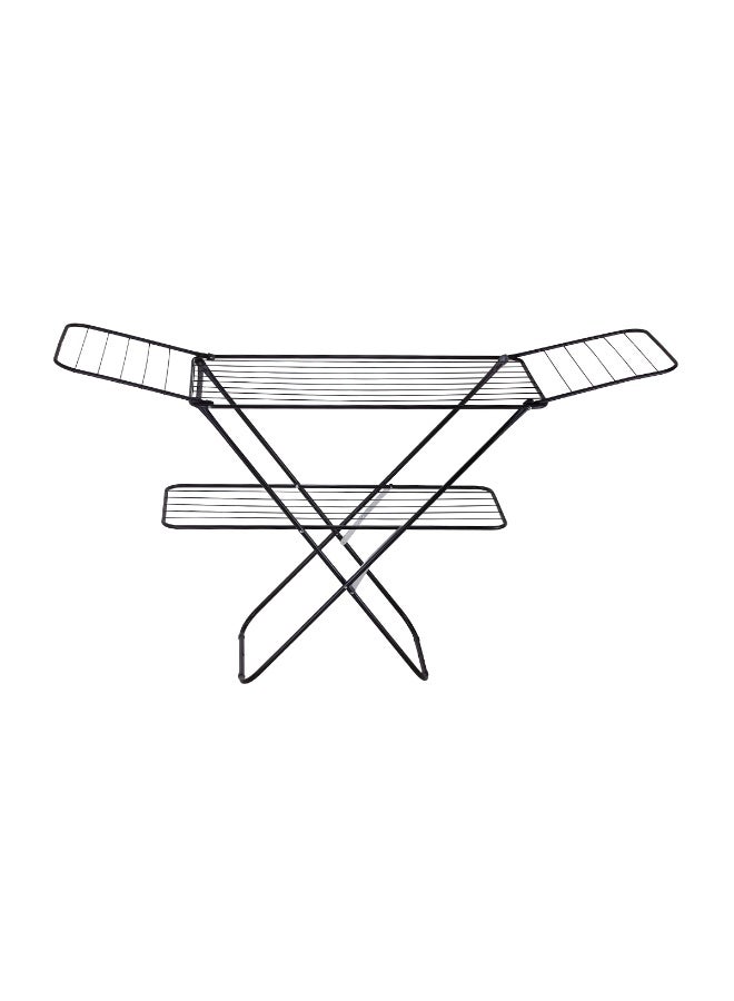 Royalford Iron Clothes Drying Rack 2-Tier RF13195 Clothes Drying Stand, Foldable Laundry Standing dry Racks for Indoor Outdoor Use with cloth rack 27m drying space rust-resistant corrosion proof
