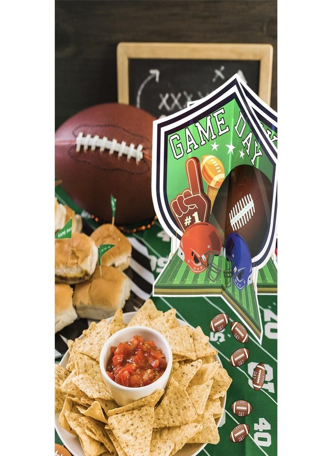 BASHOUT Football Party Table Centerpieces | 28 piece 3D Football Party Decoration Set | Football Birthday Party Supplies | Big Game Party Decorations | Game Day Sports Theme Party Centerpieces | BASHOUT - Image 4