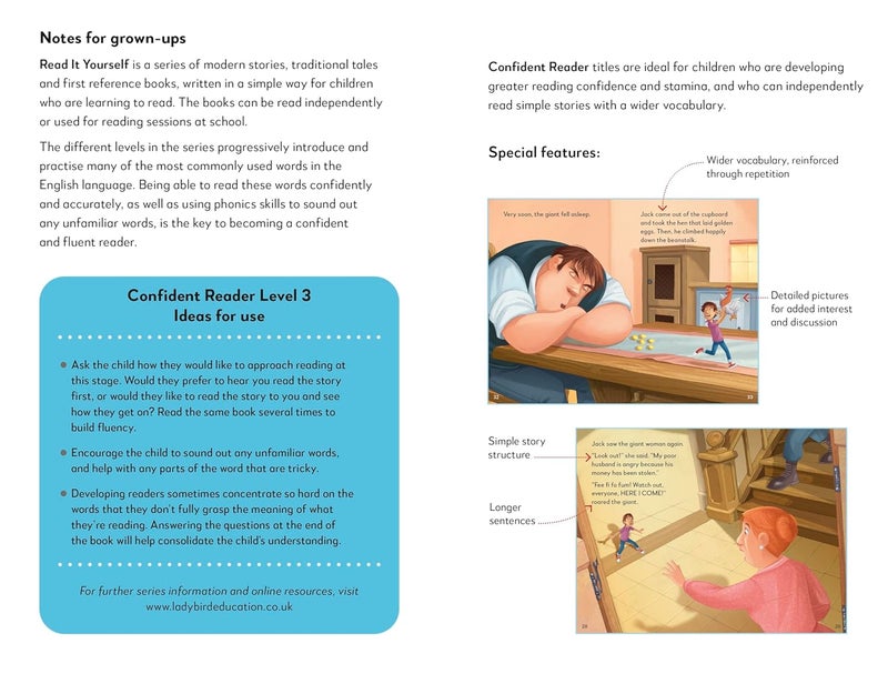 Jack and the Beanstalk Read It Yourself (Level 3) - Image 3