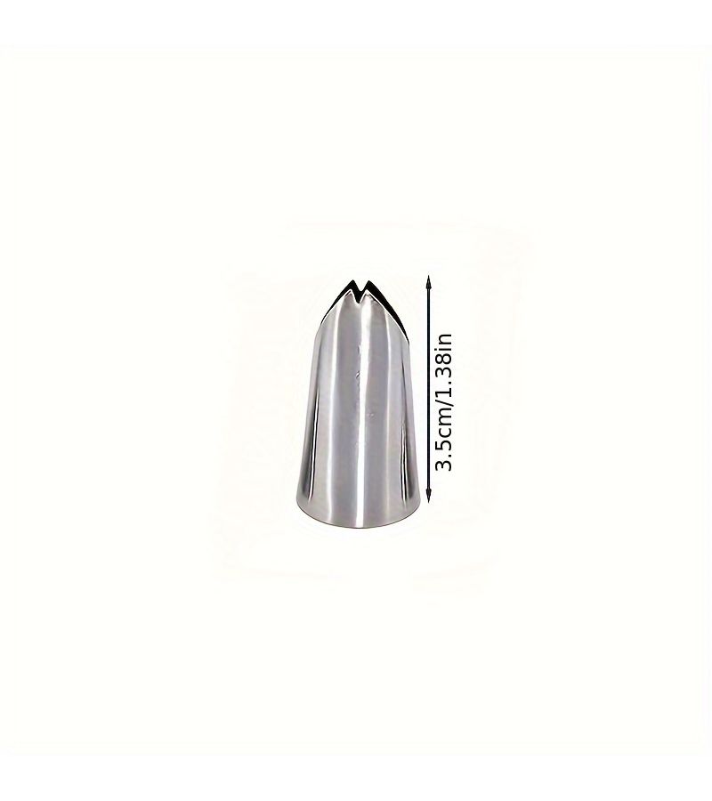 4 Pcs Stainless Steel Piping Tips Set Cake Decorating Nozzles Medium Icing Pastry Tools - Image 3