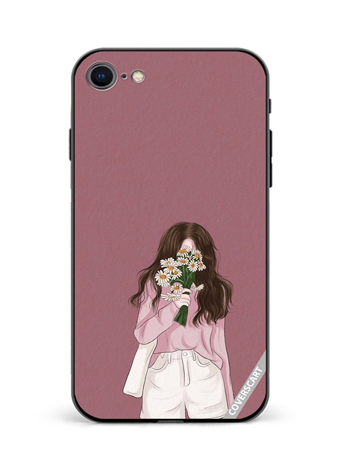 Protective Case Cover For Apple iPhone 7 Jenny Design Pink