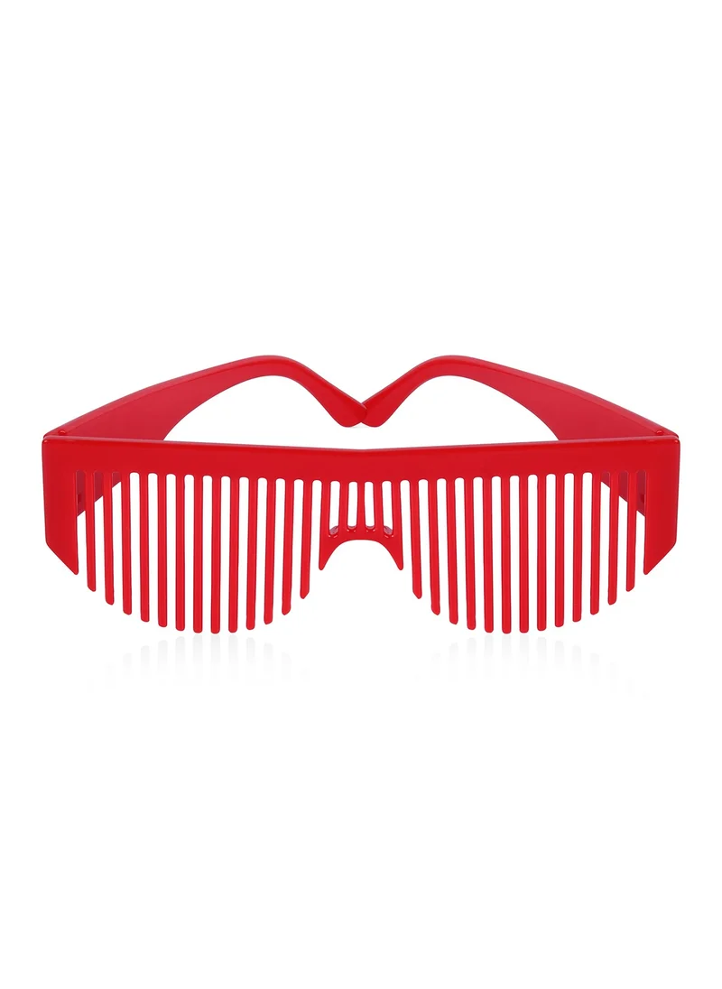 Woggles Red Pappy Dynova Red Shutter Sunglasses(comb)