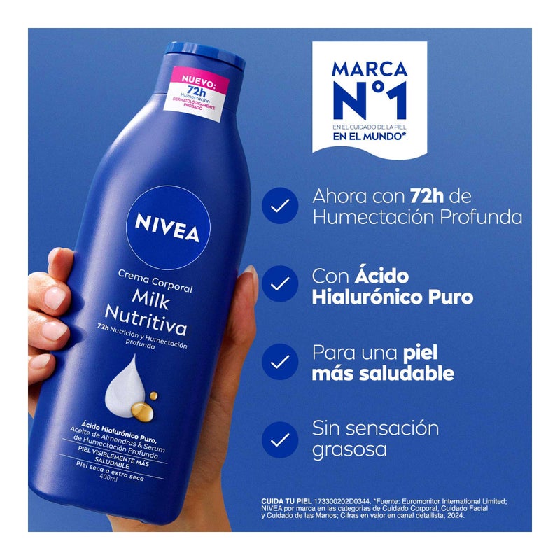 Nivea Body Milk Nivea â€“ Nourishing 400 ml. - Image 3