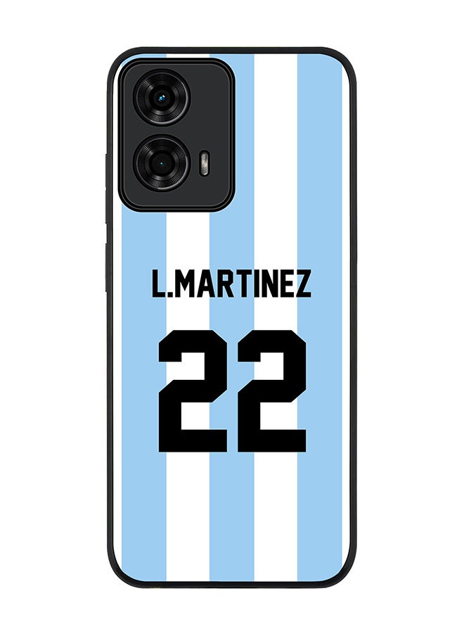 Stylizedd For Motorola Moto G24 / G24 Power Case,Slim fit Camera Protection, Shockproof Thin Phone cover - Football Argentina, L.Martinez  - Image 1