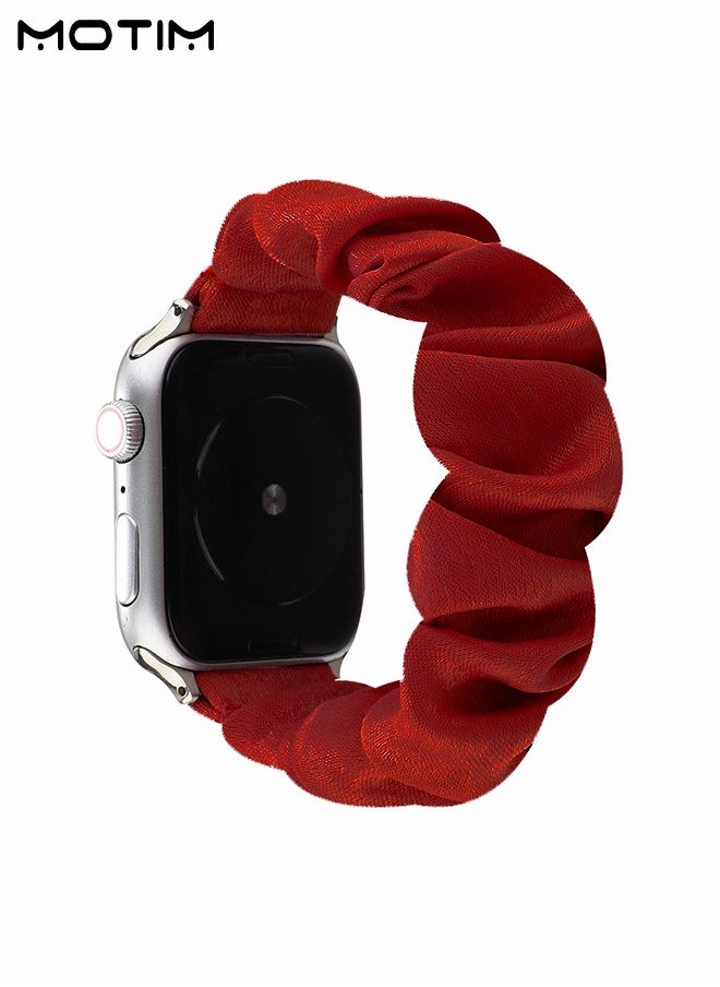 Motim - Elastic Stretch Apple Watch Band, Smart Watch Wirstband Replacement Strap for iWatch Bands 42mm 44mm 45mm 49mm, Stretchy Solo Loop Bands Women Bracelet Strap for iWatch Series 10/9/8/7//6/5/4/3/2/1/SE - Image 1