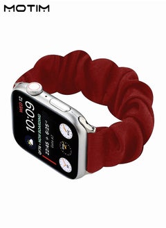 Motim Elastic Stretch Apple Watch Band, Smart Watch Wirstband Replacement Strap for iWatch Bands 42mm 44mm 45mm 49mm, Stretchy Solo Loop Bands Women Bracelet Strap for iWatch Series 10/9/8/7//6/5/4/3/2/1/SE  - Image 4