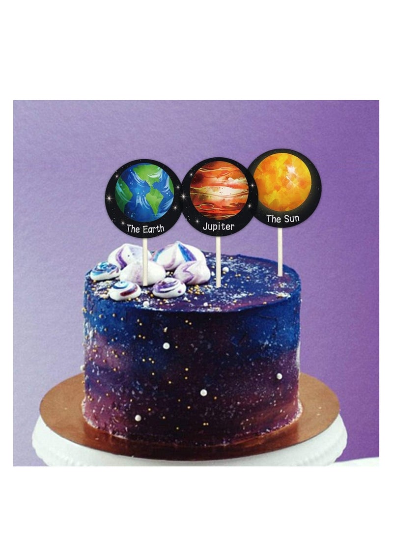 بريميفي 500 قطعة من الملصقات التعليمية للنظام الشمسي مع 8 تصميمات فضائية - Image 3