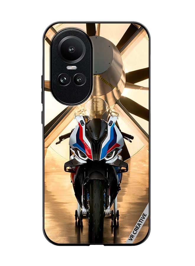 VR CREATIVE Protective Case Cover For Oppo Reno 10 Bike Design Multicolour - Image 1
