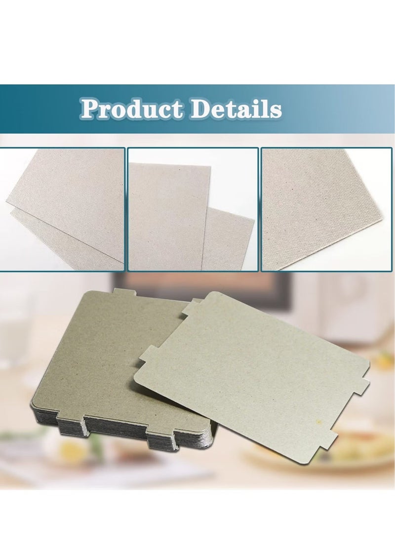 GMORO 6-Pack Microwave Oven Parts Mica Slice - Universal Waveguide Cover Sheets for Efficient Heat Insulation ,for Home Kitchen Restaurant Office Thick Heat Insulation Accessories  - Image 5
