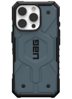 Urban Armor Gear UAG Pathfinder MagSafe for iPhone 16 PRO Case Cover [18 Feet Drop tested]  - Cloud Blue  - Image 4