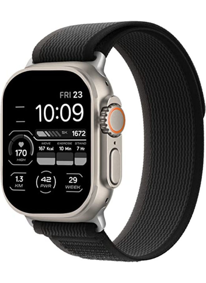 SHOPI - Trail Loop Compatible with Apple Watch Band 49mm 45mm 44mm 42mm 41mm 40mm 38mm, Nylon Weave Sport Loop Men Women Adjustable Pull Tab Strap for Apple Watch Ultra iWatch Series 8 7 6 5 4 3 2 1 SE - Image 1