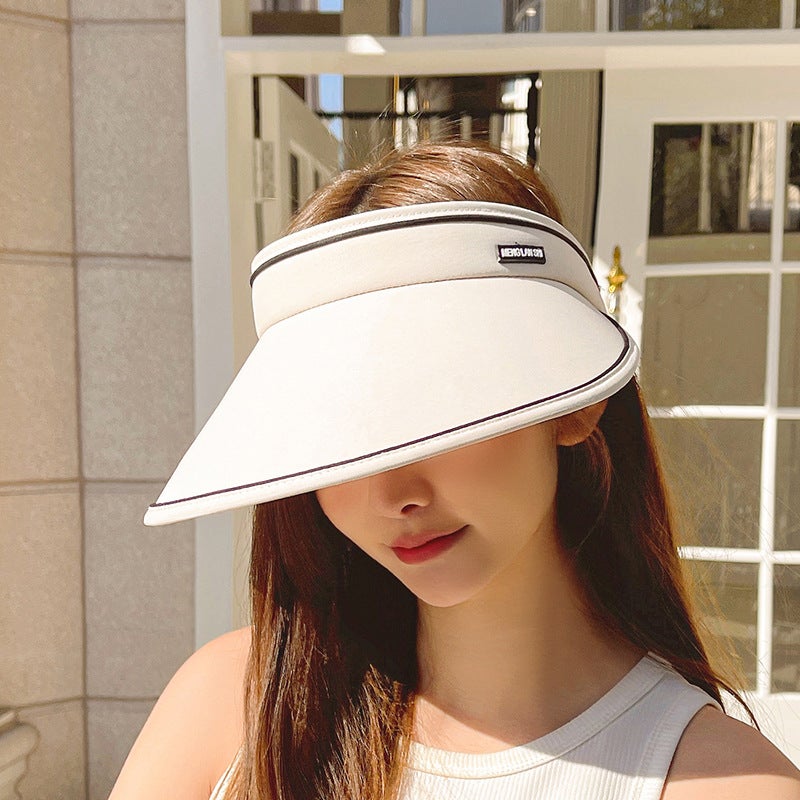 Women's Visor Sun Hat with UV Protection - Image 3