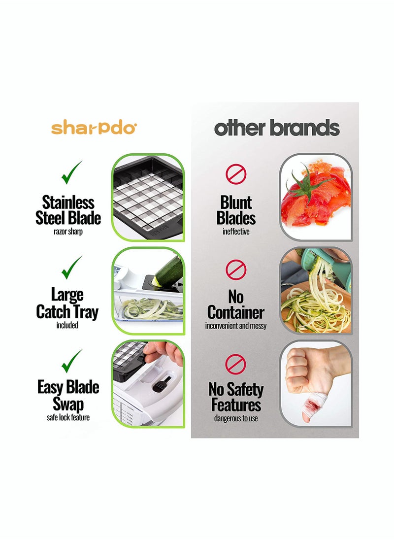Sharpdo 22-Piece Multifunctional Vegetable Chopper Cutter Slicer And Dicer Tool  - Image 2