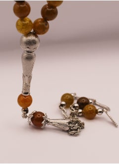 FASHION LINE Stone Rosary Iconic design Prayer 33 Tasbih/Beads  - Image 2