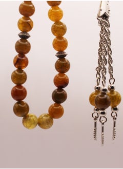 FASHION LINE Stone Rosary Iconic design Prayer 33 Tasbih/Beads  - Image 4