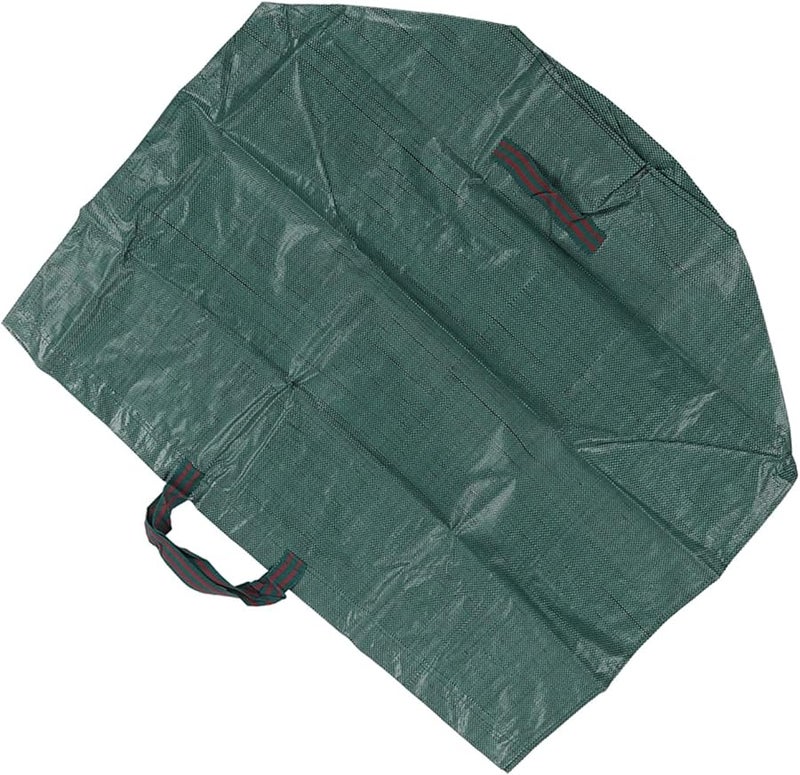 كيس نفايات الحديقة القابل للطي 300 لتر من البولي بروبيلين المنسوج عالي المتانة، قابل لإعادة الاستخدام لجمع الأوراق - Image 3