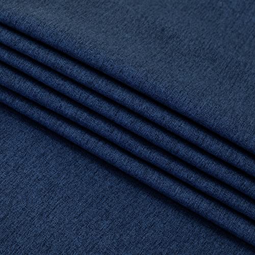 AMBERIS Bed Runner Dark Blue, Imitation Linen Decorative Bed Scarf for Home Hotel (Pillowcases Sold Separately) - Image 5