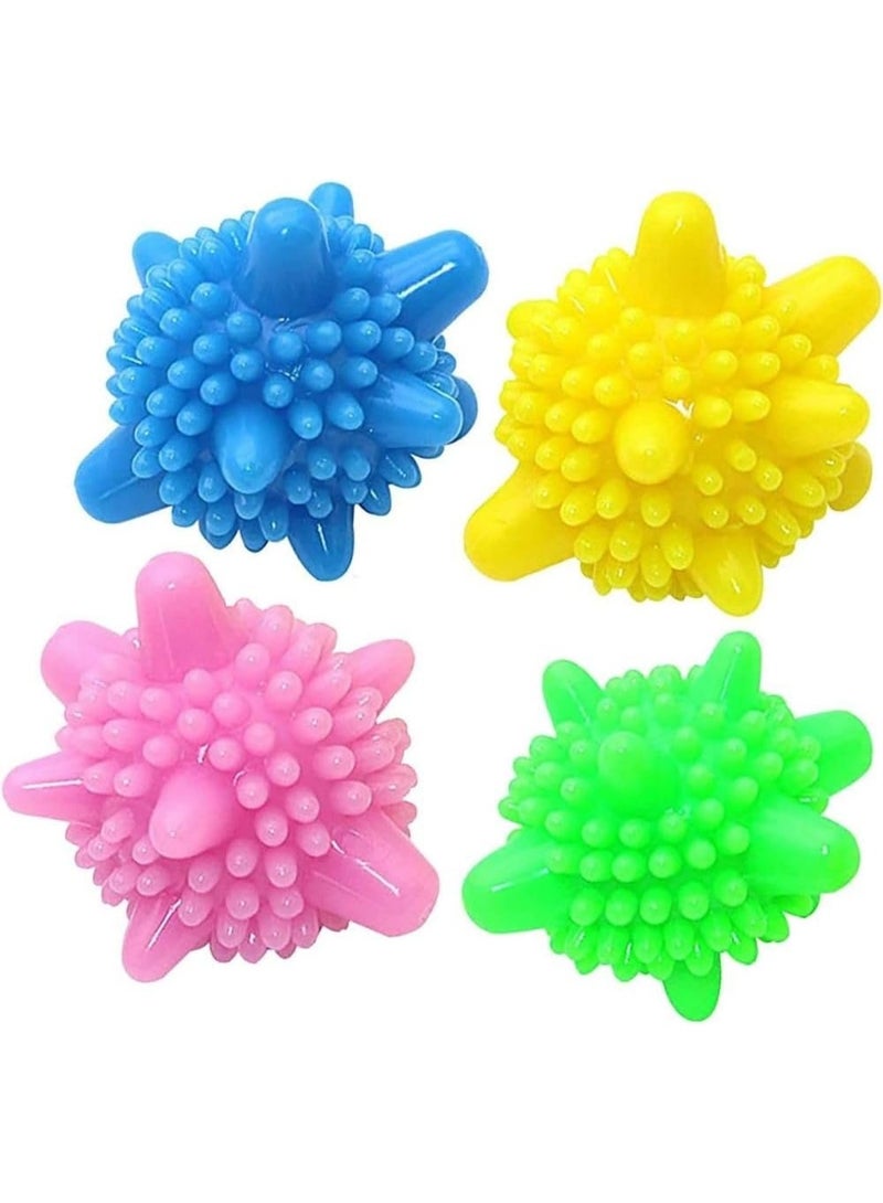 4pcs Washing Machine Balls, Tangle Free Scrubber, Fabric Softener, Lint Catcher Cleaning/Anti-Tangle 4pcs Washing Machine Balls, Tangle Free Scrubber, Fabric Softener, Lint Catcher Cleaning.Anti-Tangle - Image 2