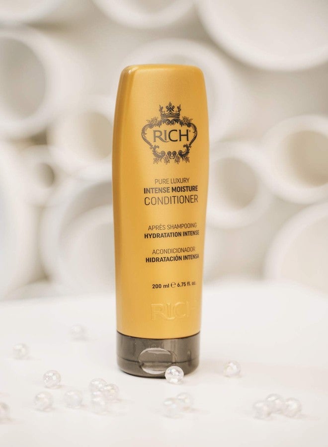 RICH Moisture Conditioner for Damaged & Dry Hair - Moisturizing & Smoothing, Anti-frizz, Prevents Split Ends - Marula Oil & Cherry Blossom Extract - 6.75 oz - Image 5
